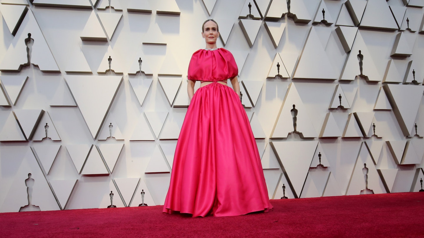 Sarah Paulson Oscars 2019 Brandon Maxwell dress