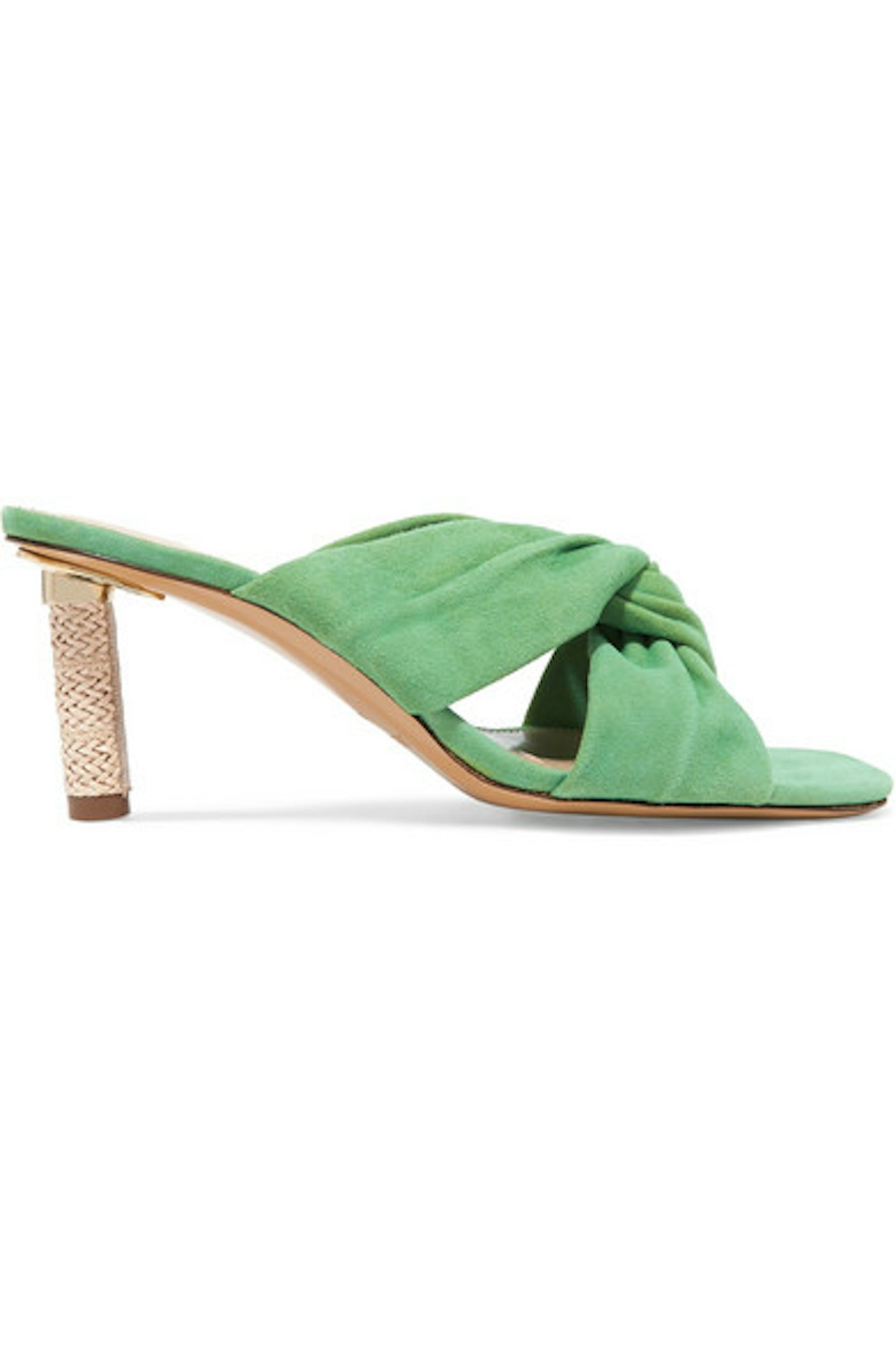 Jacquemus Bellagio Twisted Suede Mules, £419