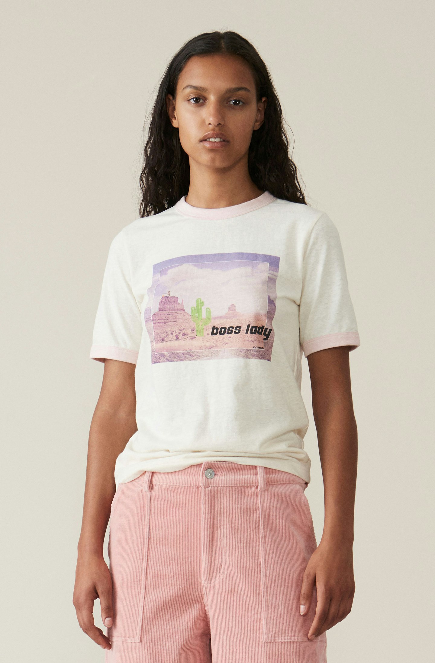 Ganni boss lady t-shirt 