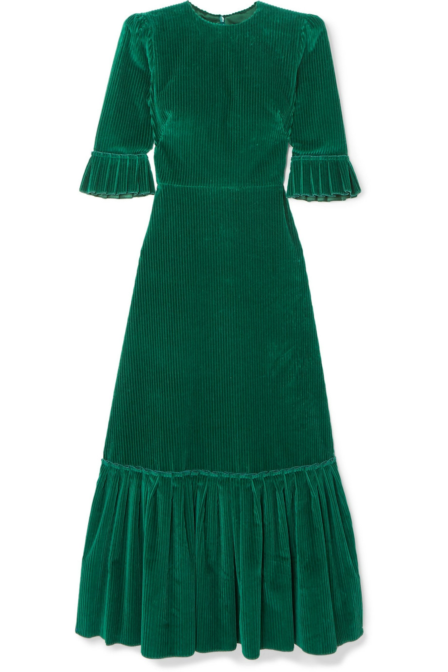 Emerald Corduroy Dress, £695