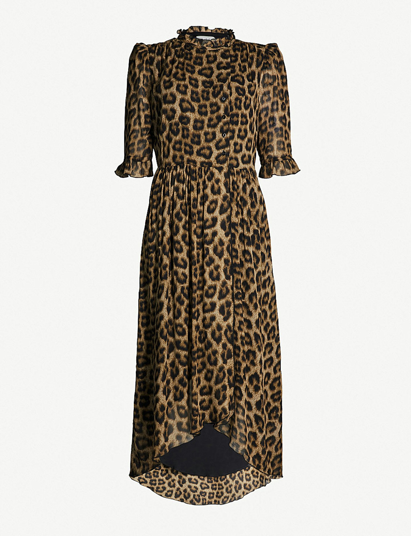 Ba&sh, Leopard Print Crepe Dress, £275