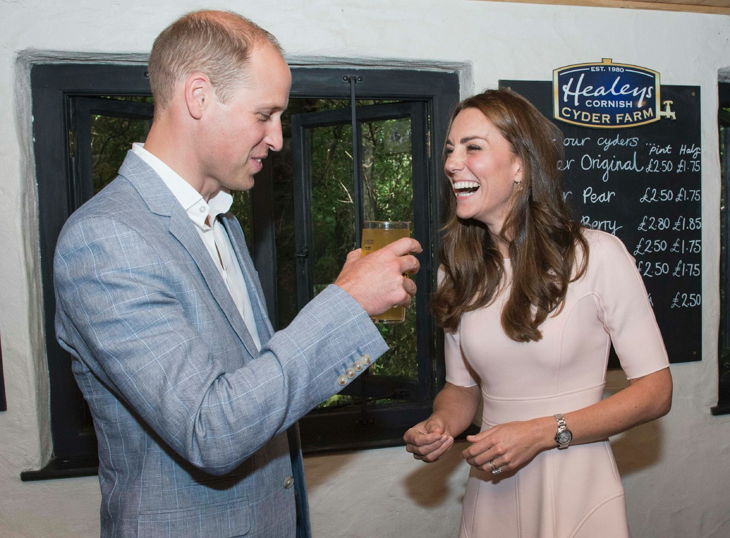 Kate Middleton laughing prince william
