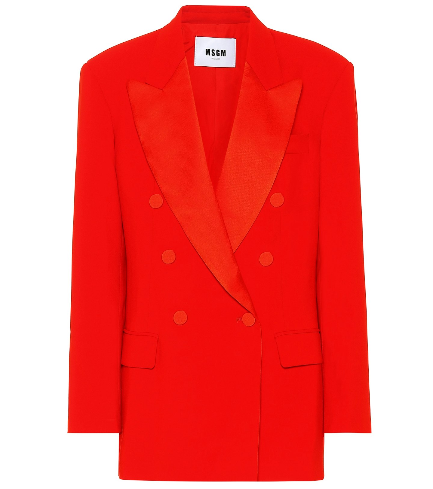 MSGM, Red Oversized Blazer, £560, My Theresa