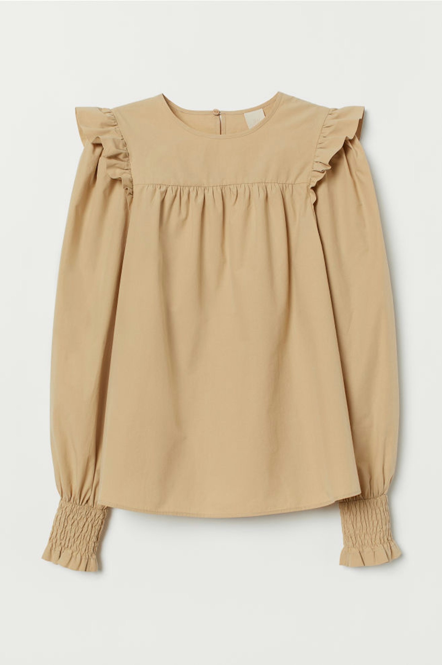 H&M, Frilled Cotton Blouse, £34.99