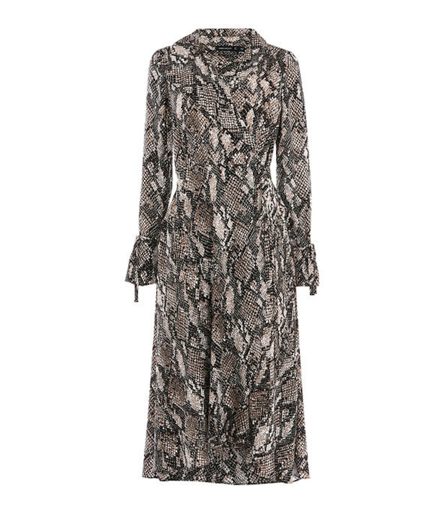 Karen Millen, Snakeskin Print Midi Dress, £199