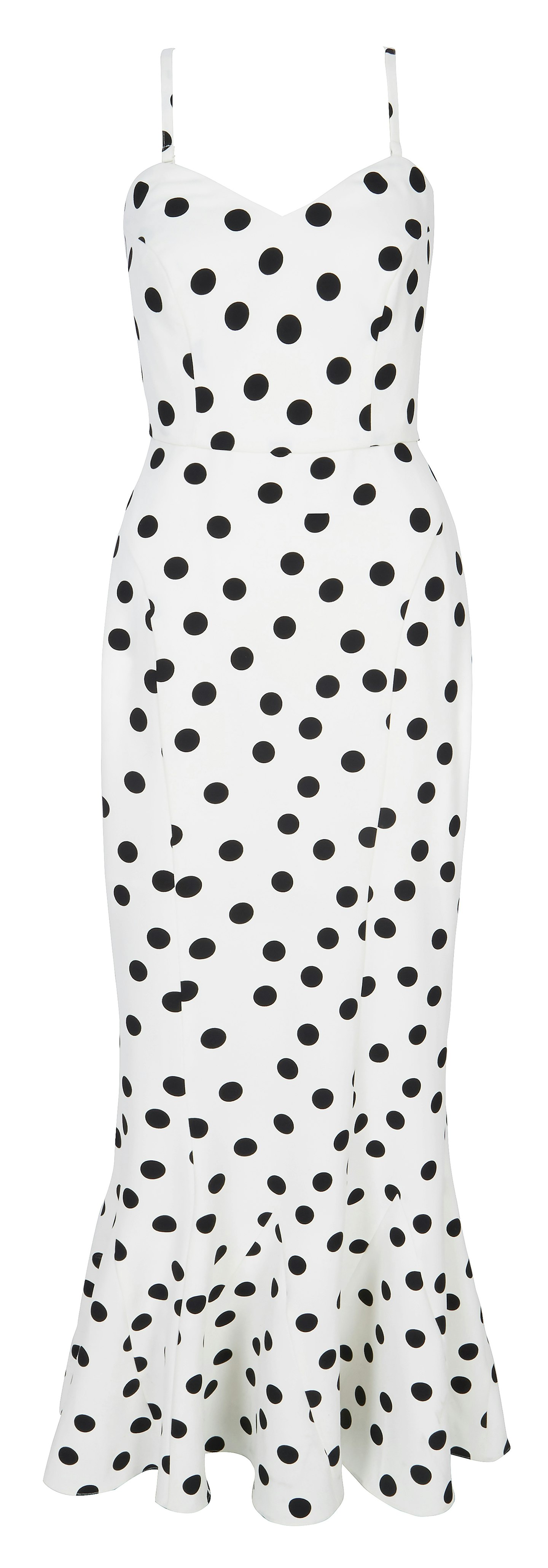 michelle maxi dress polka dot