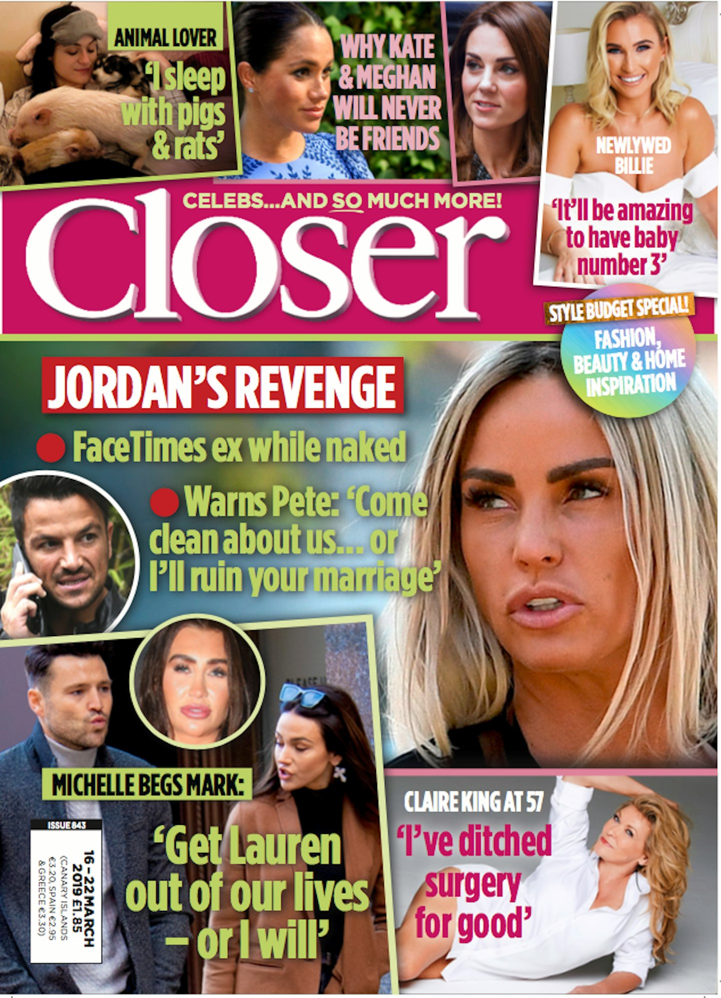 Closer magazine issue 843