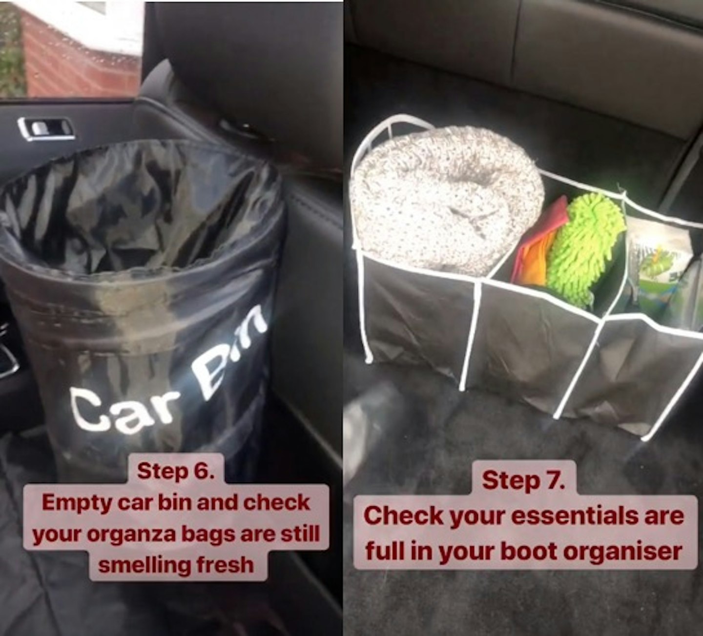 Organise your car