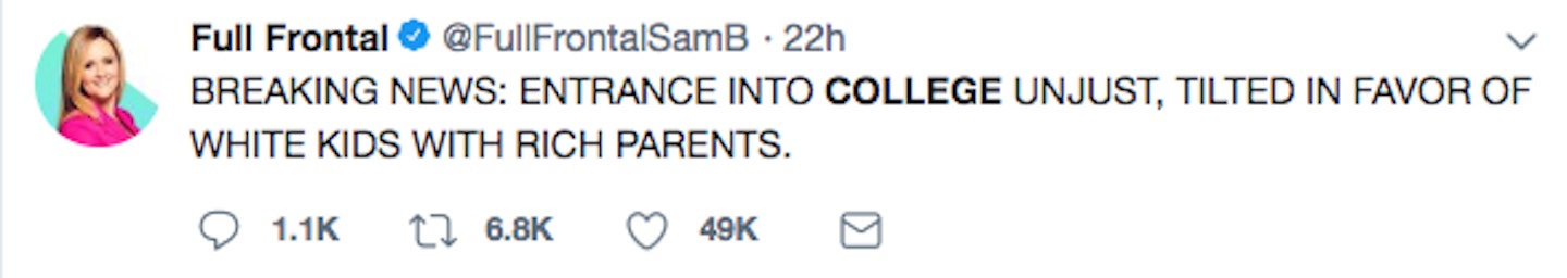 Twitter Reactions To College Scam - Grazia (slider)