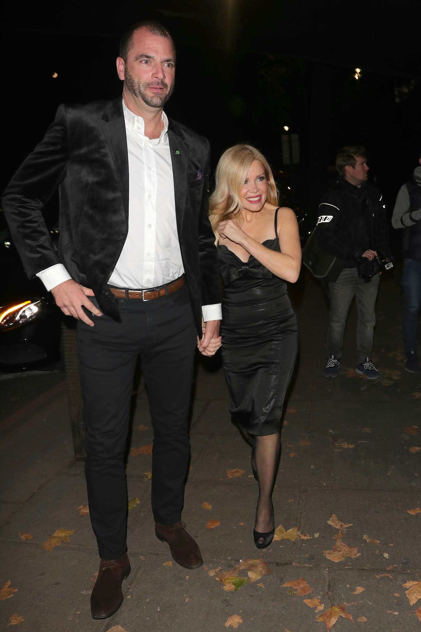 Melinda Messenger and Chris Harding