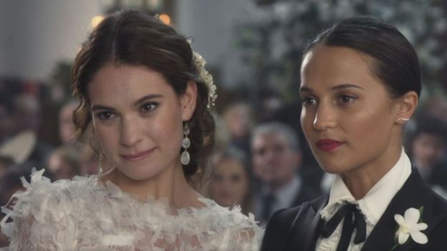Alicia Vikander and Lily James Marry in Red Nose Day Special
