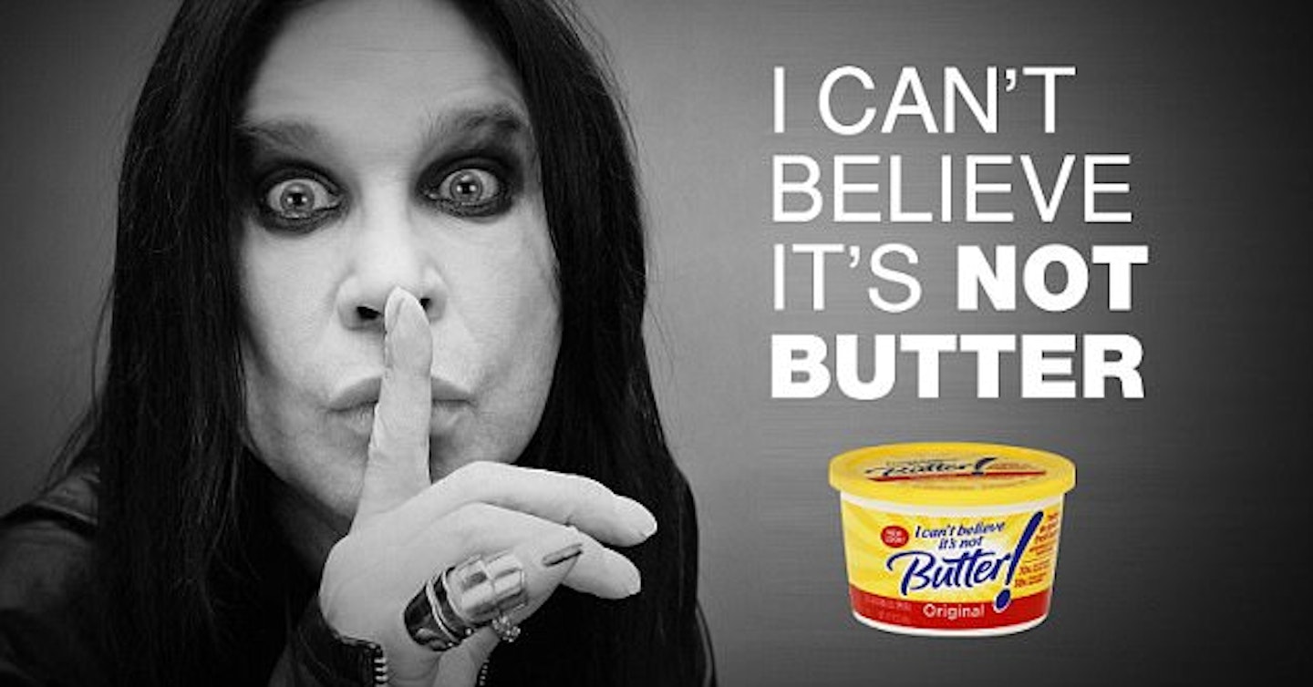 Ozzy Osbourne for I Can't Believe It's Not Butter