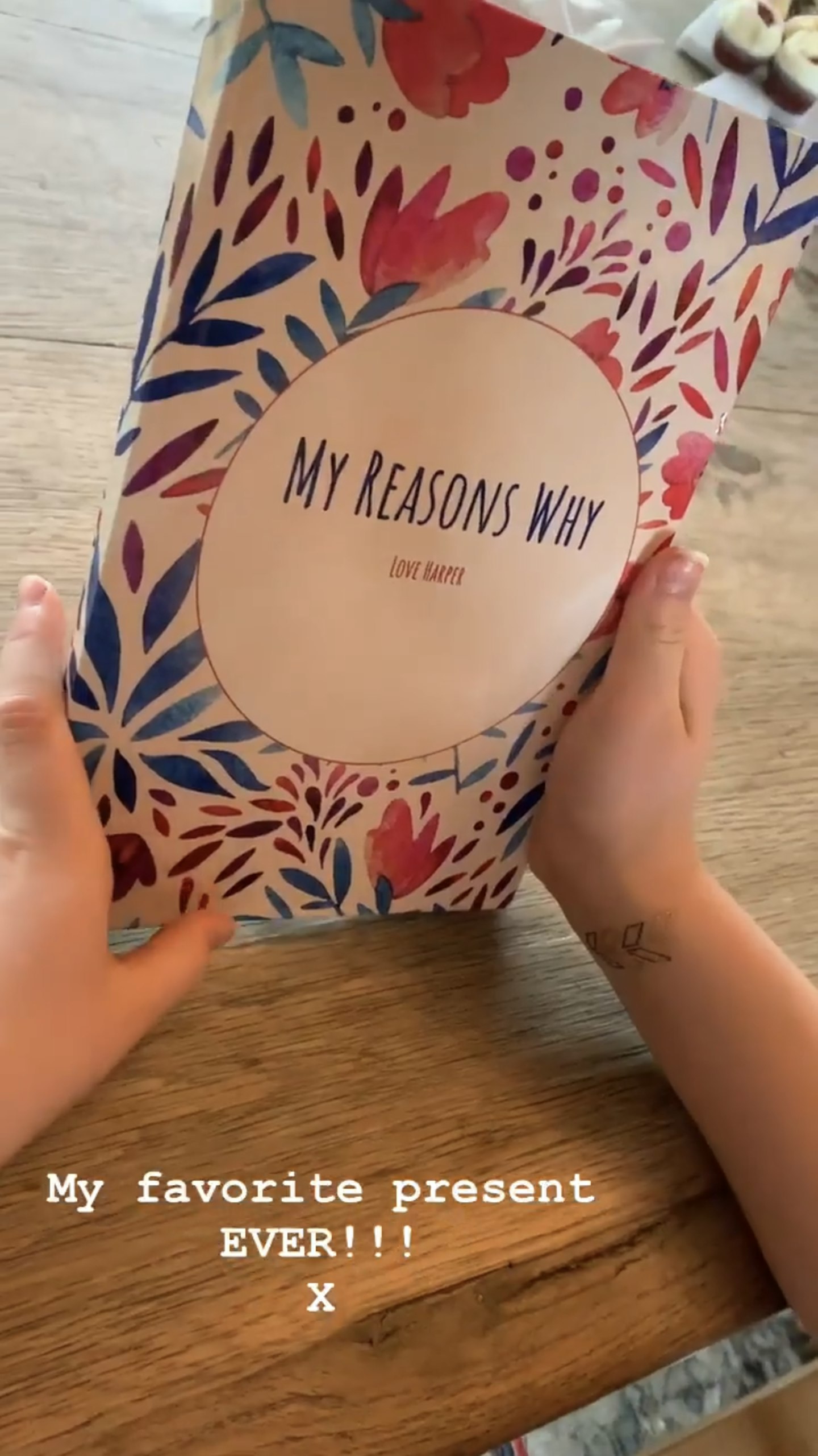 Harper Beckham Mother's Day gift