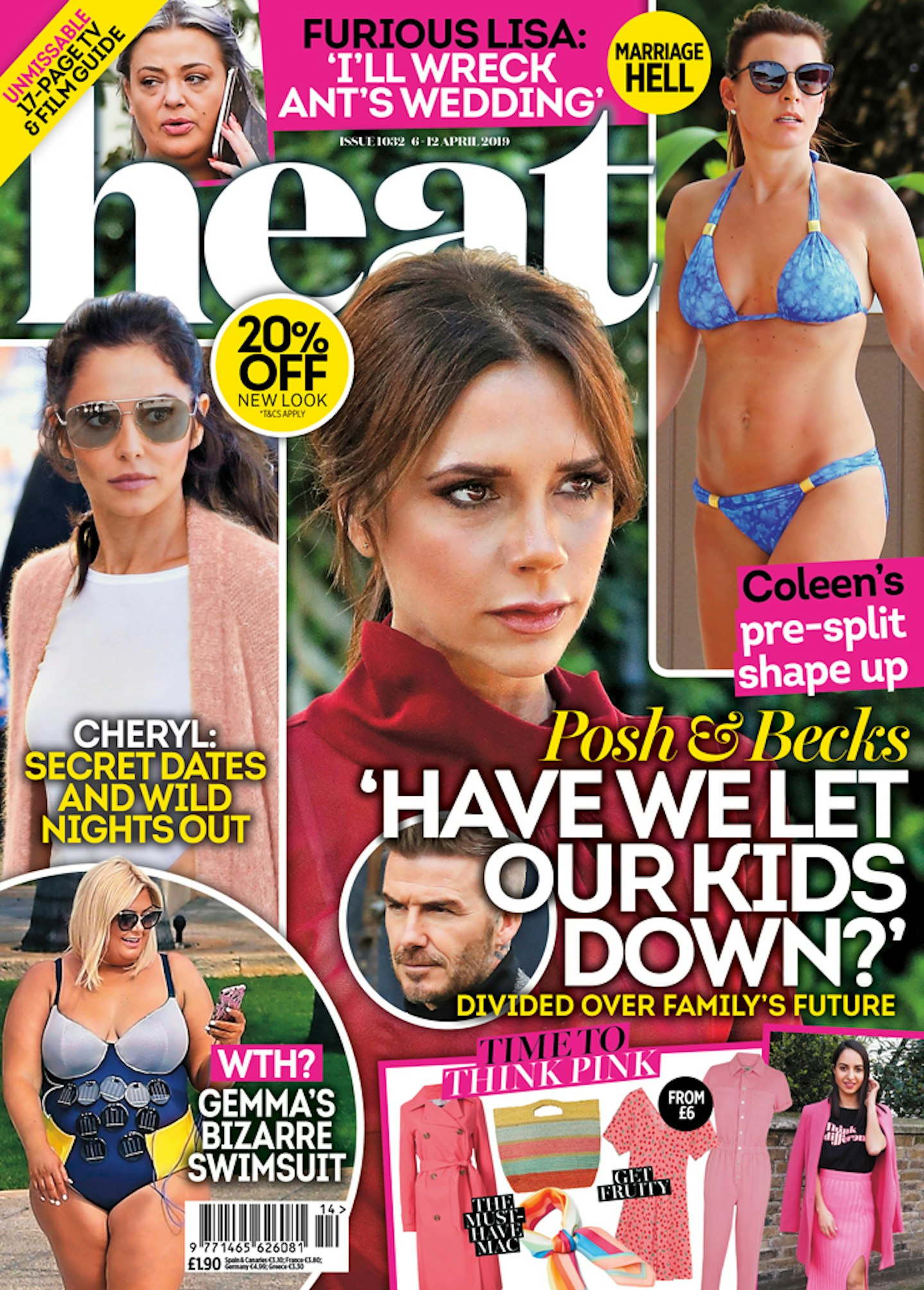 heat magazine cover 2nd April 2019