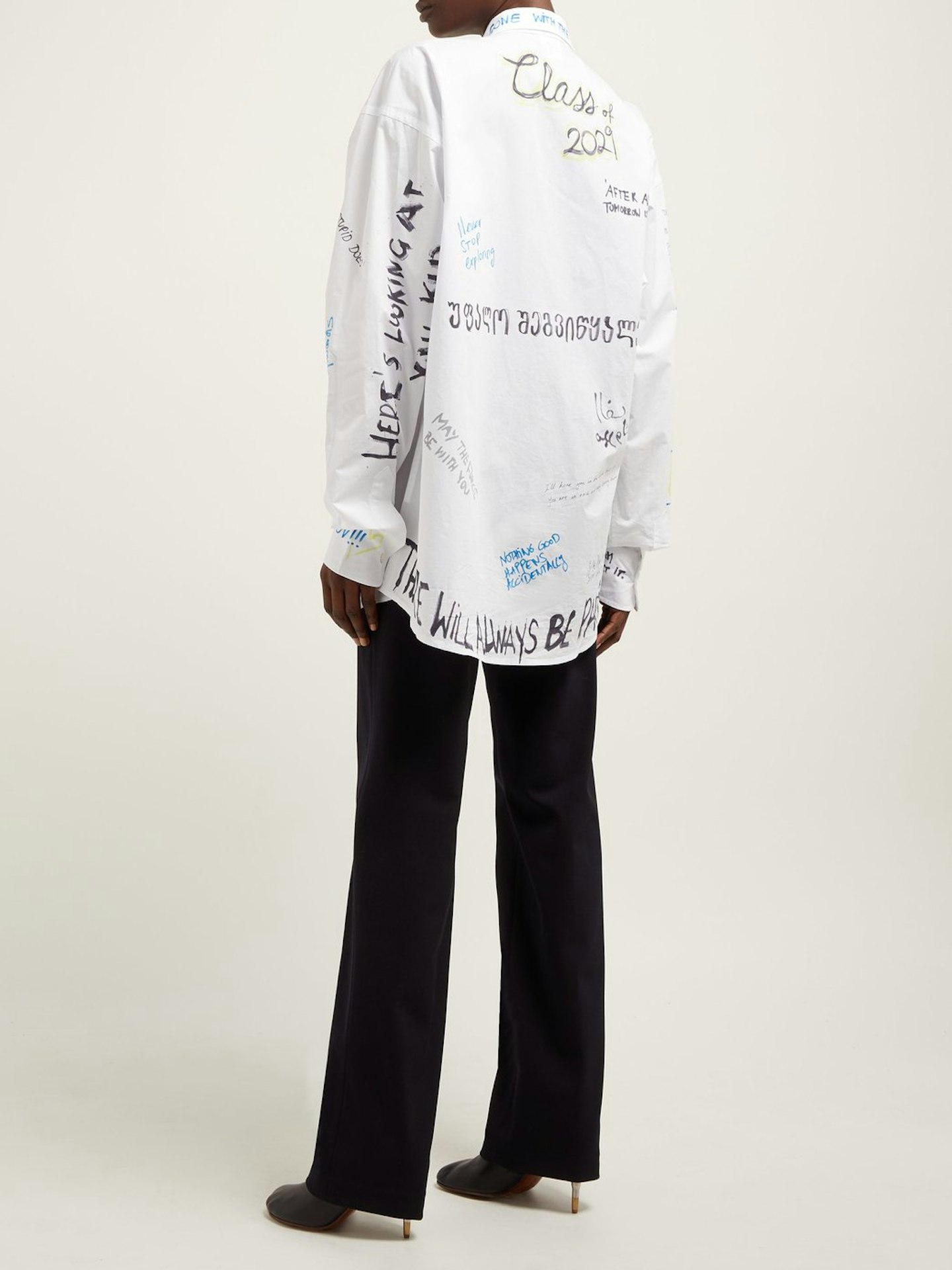 Vetements back school shirt class of 2029