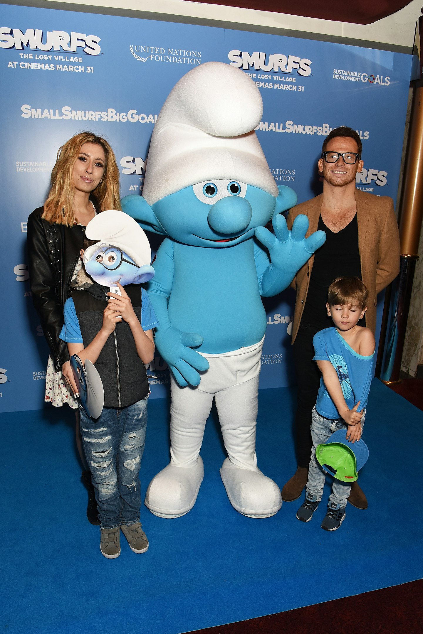 Stacey Solomon Joe Swash and family