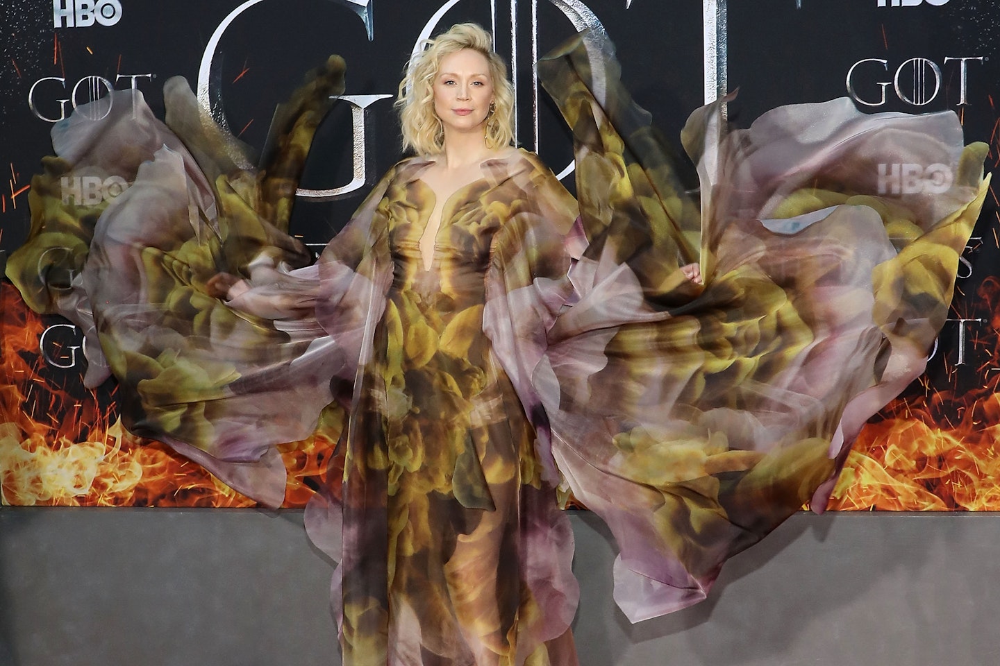 Gwendoline Christie stole the show in her Iris van Herpen gown