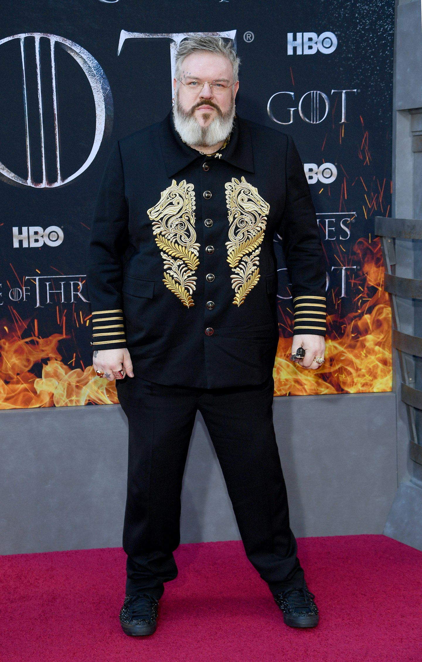 Kristian Nairn (a.k.a Hodor) attended the premiere