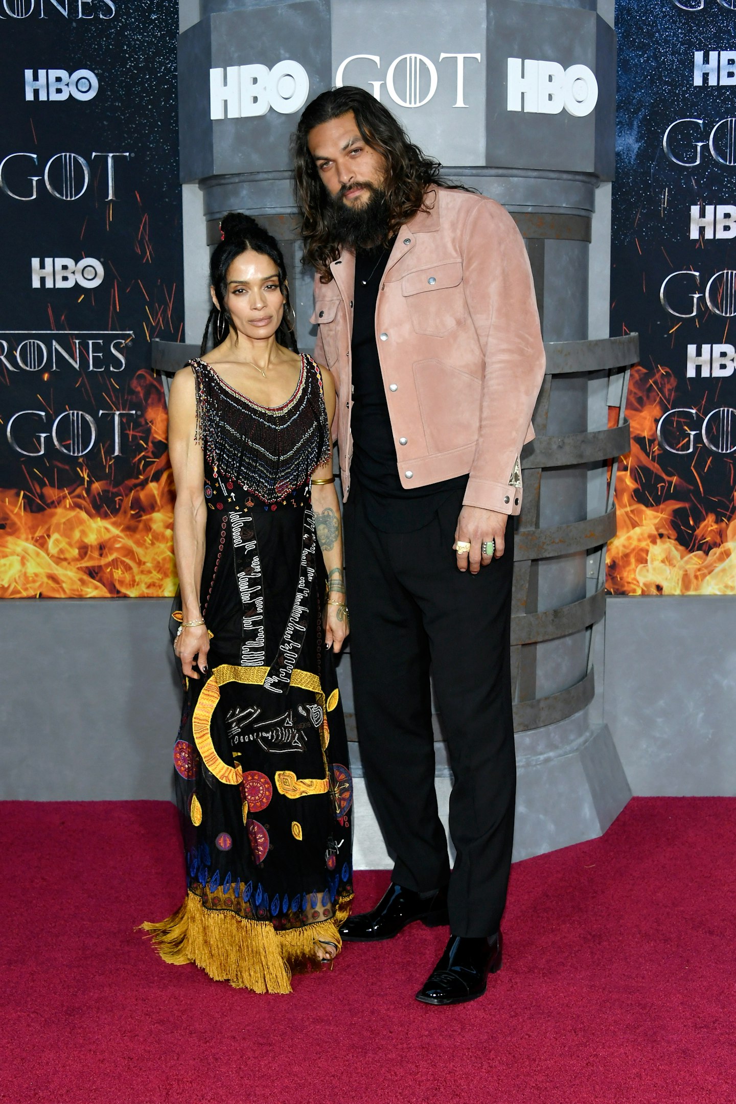 Lisa Bonet accompanied her husband, Jason Momoa