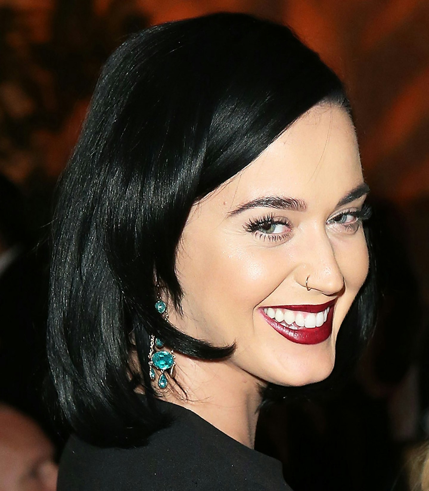 Katy Perry's black bob, 2015