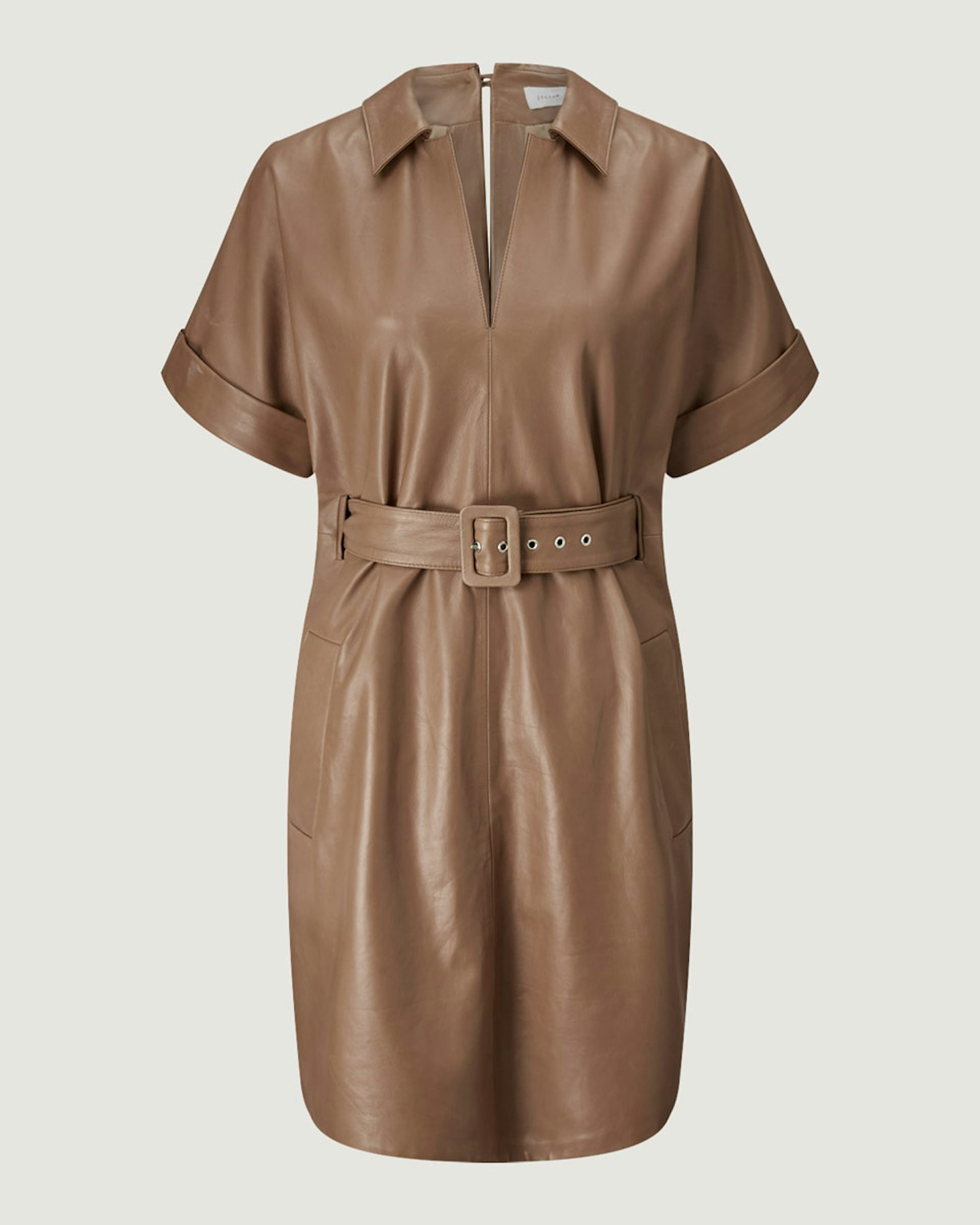 Jigsaw, Belted Leather Dress, £350