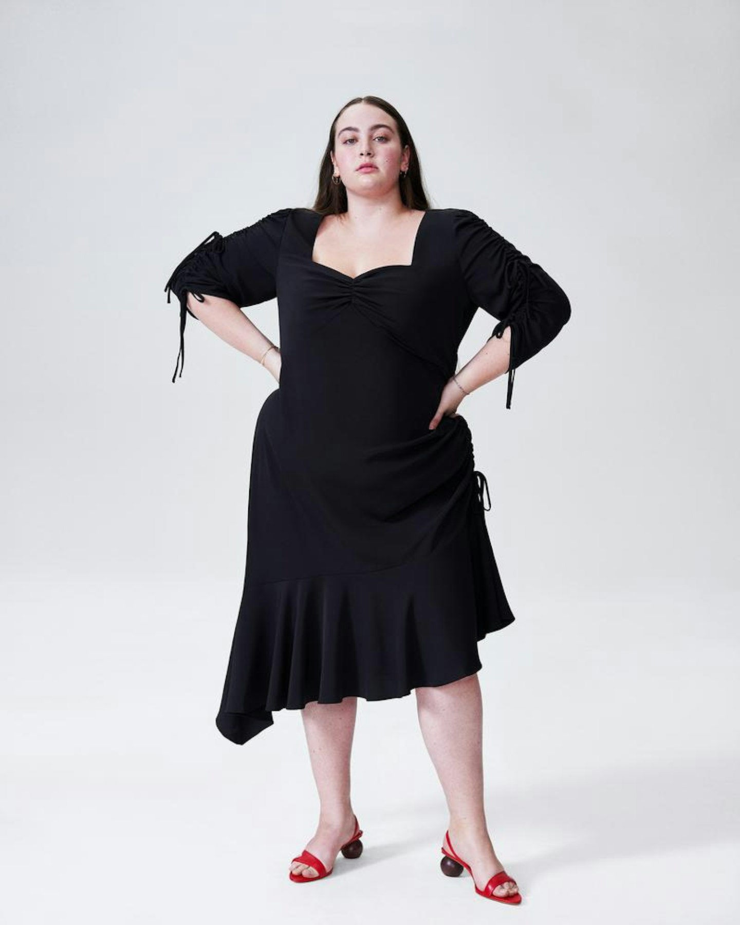 Black Midi Dress, £152.97