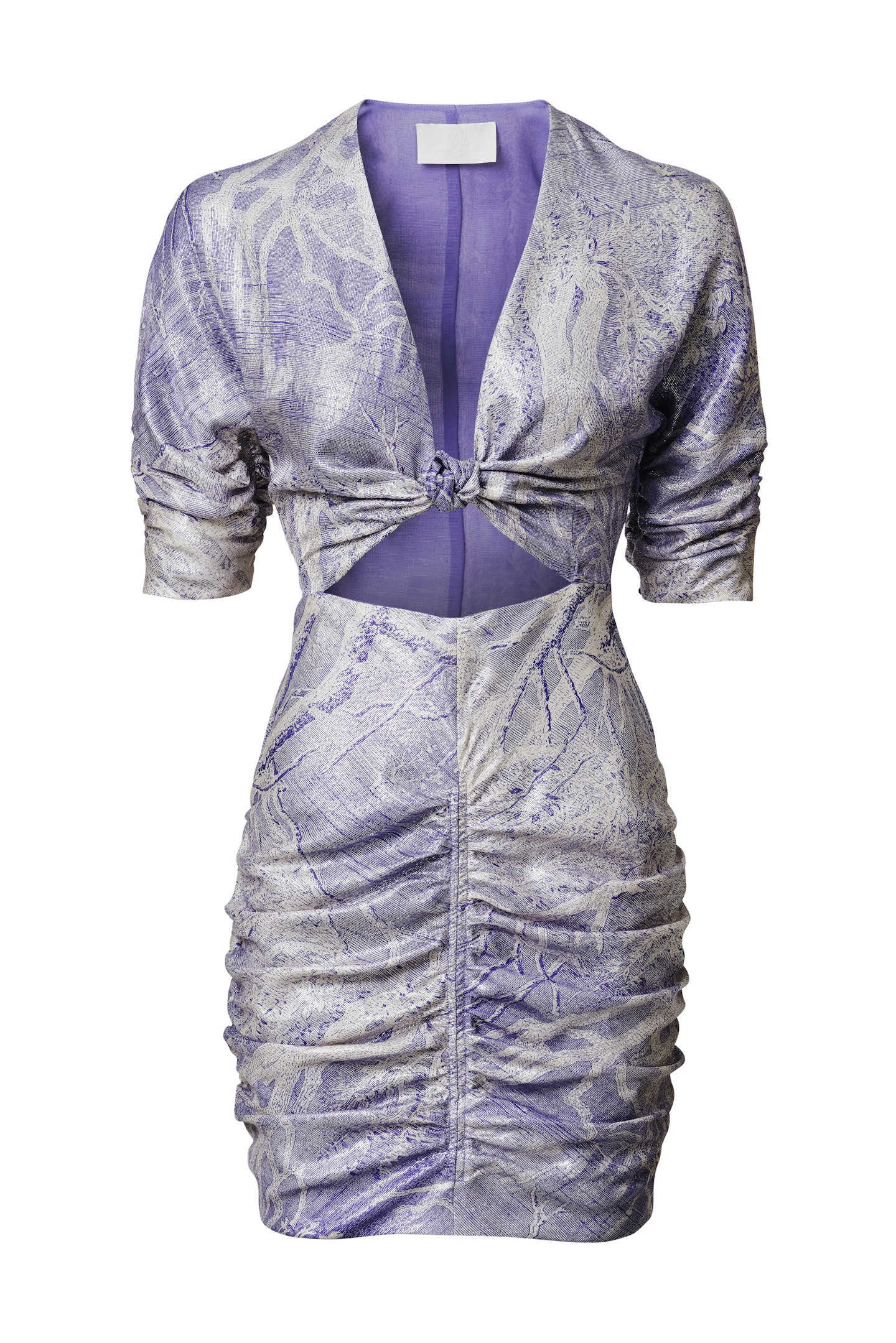 Fitted Silk-Blend Dress, £79.99