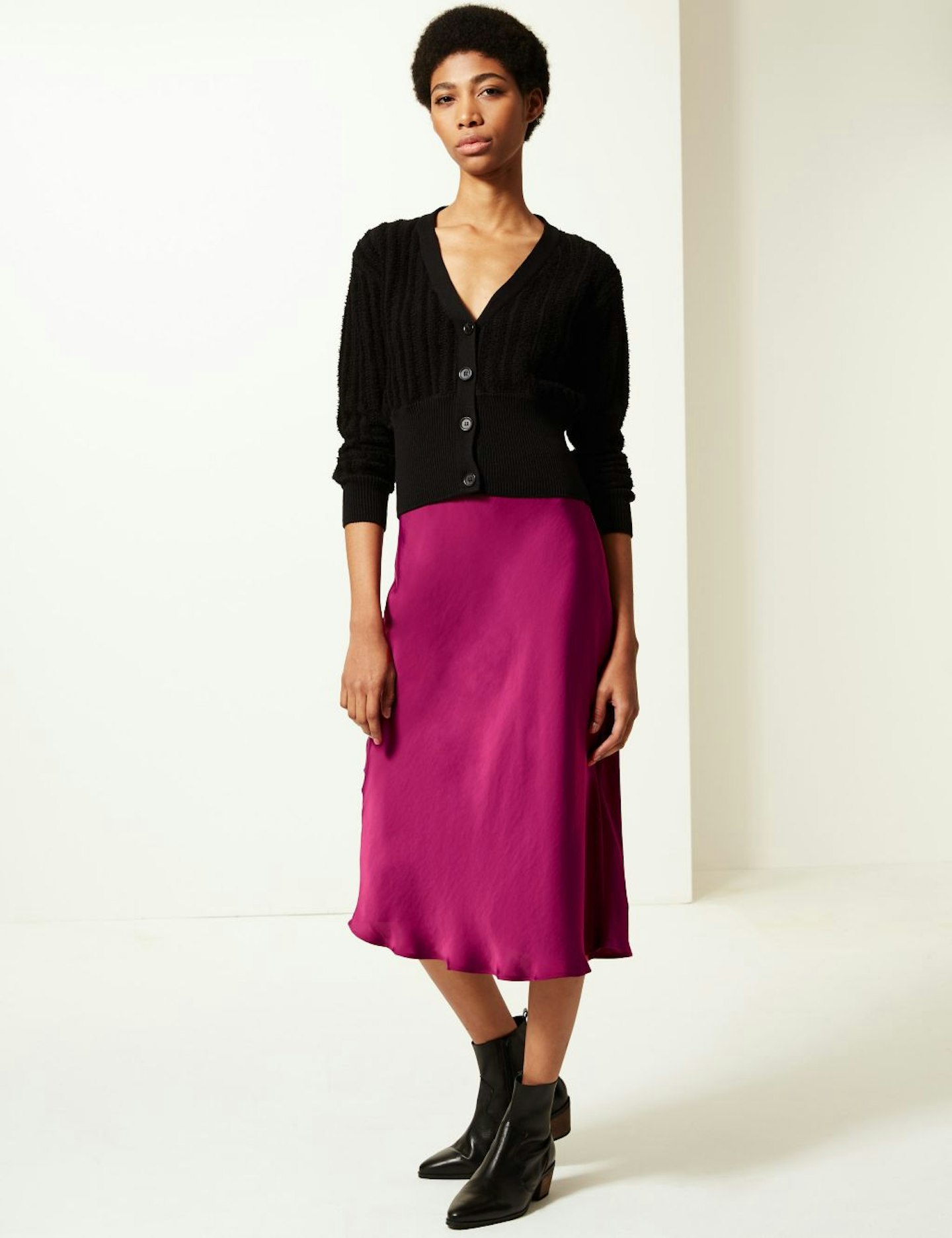 M&S, Slip Midi Skirt, £35