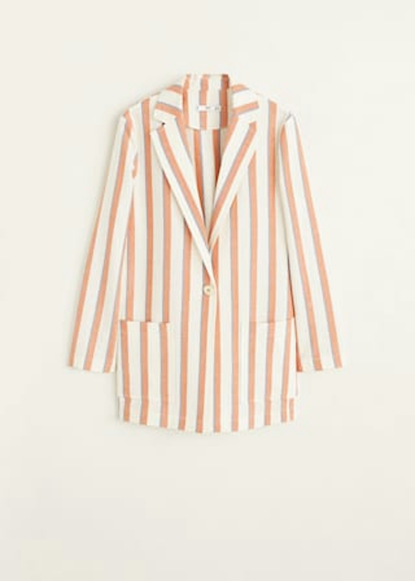 Mango, Striped Linen Blazer, £59.99