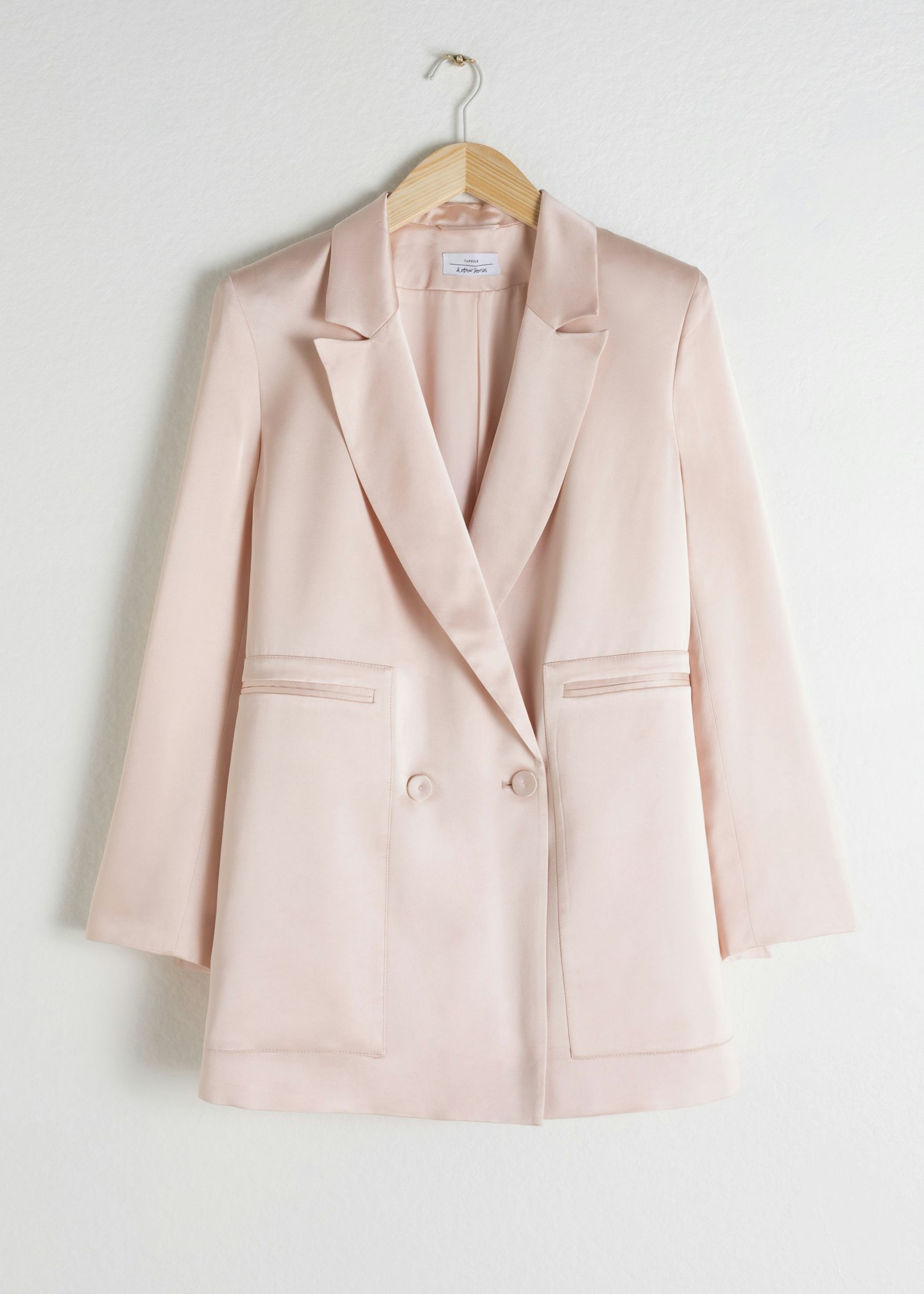 & Other Stories, Long Fit Satin Blazer, £129