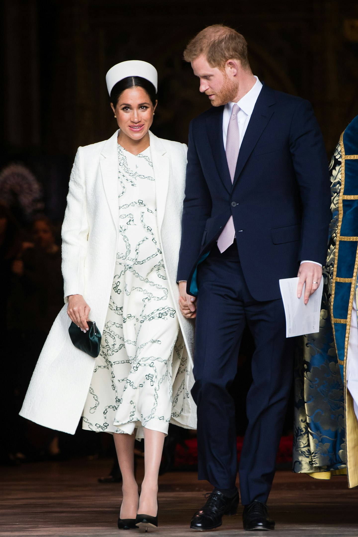 Meghan Markle in a Victoria Beckham gown