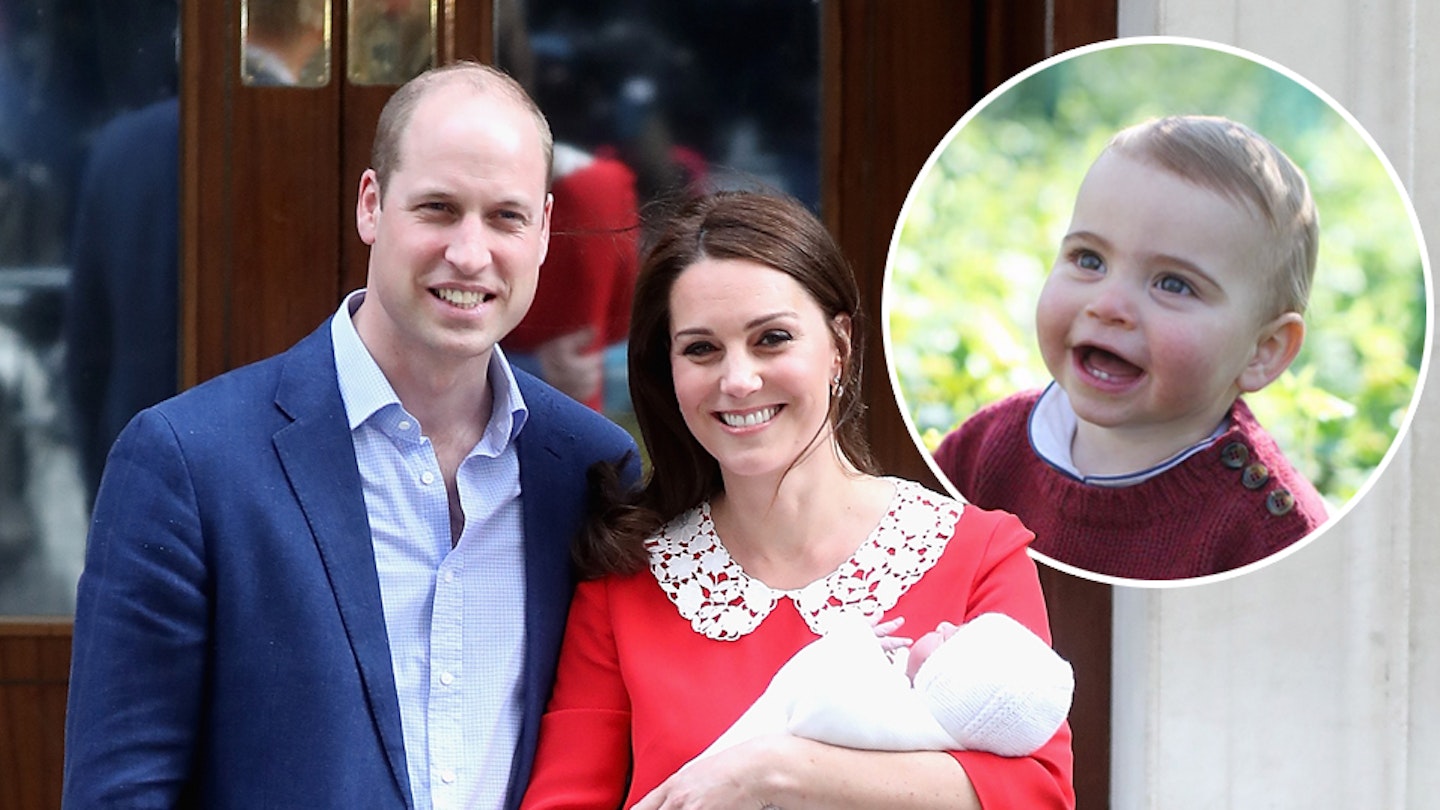 Duke and Duchess of Cambridge and Prince Louis