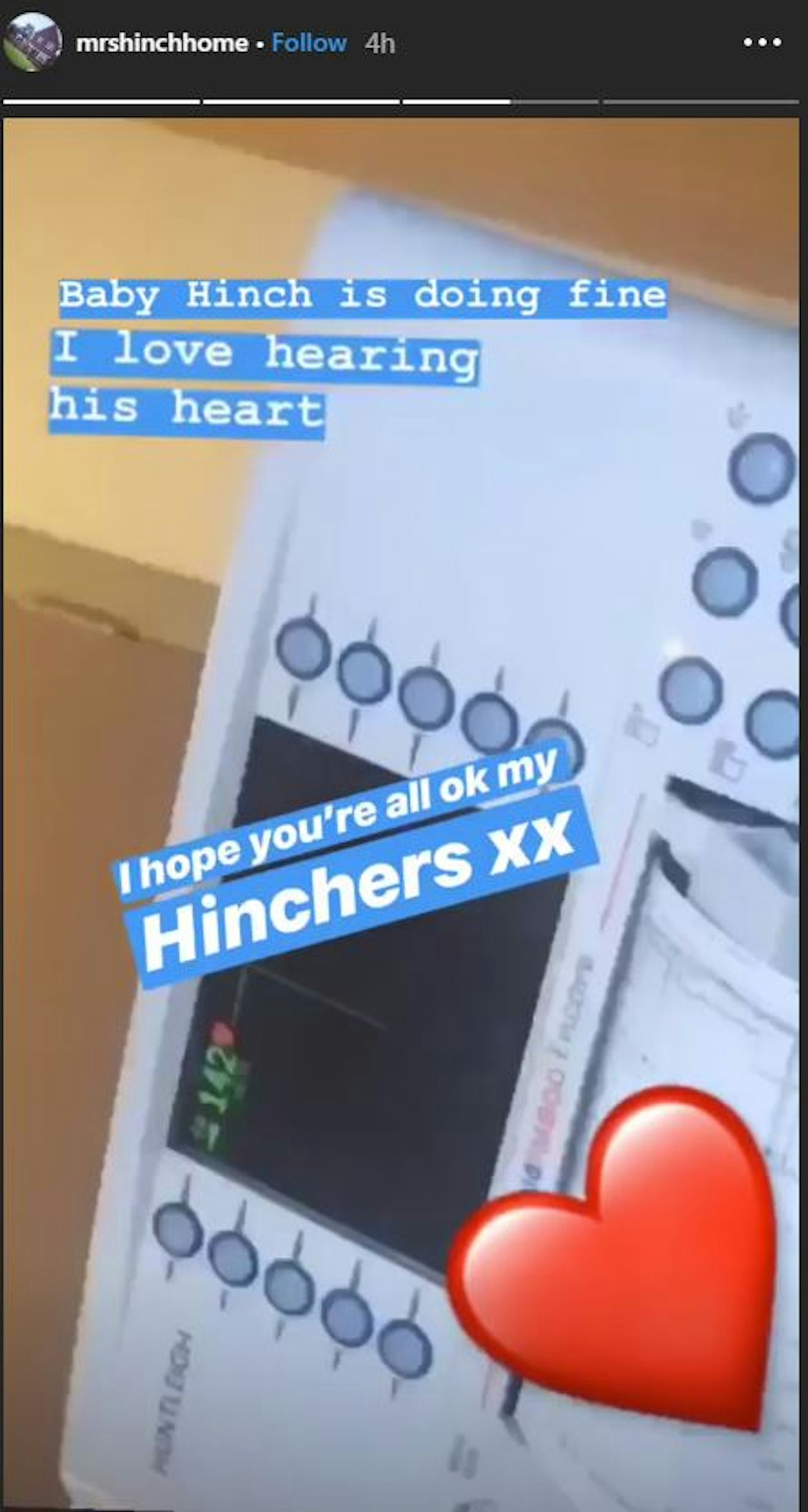 Mrs Hinch Instagram Story