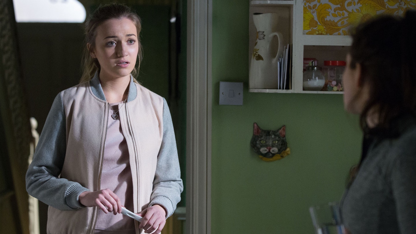 eastenders spoilers louise mitchell pregnant
