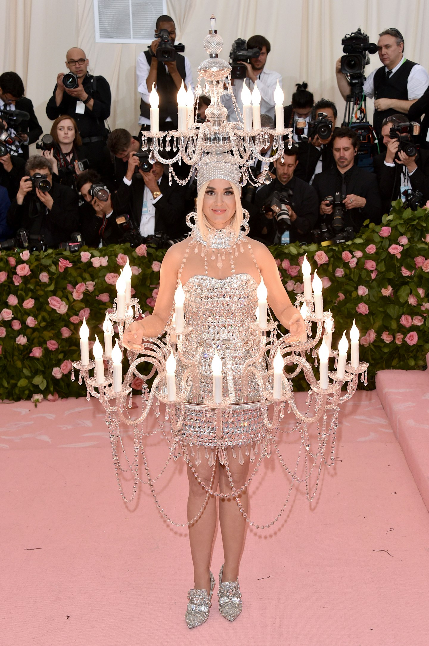 Katy Perry in an amazing Moschino look