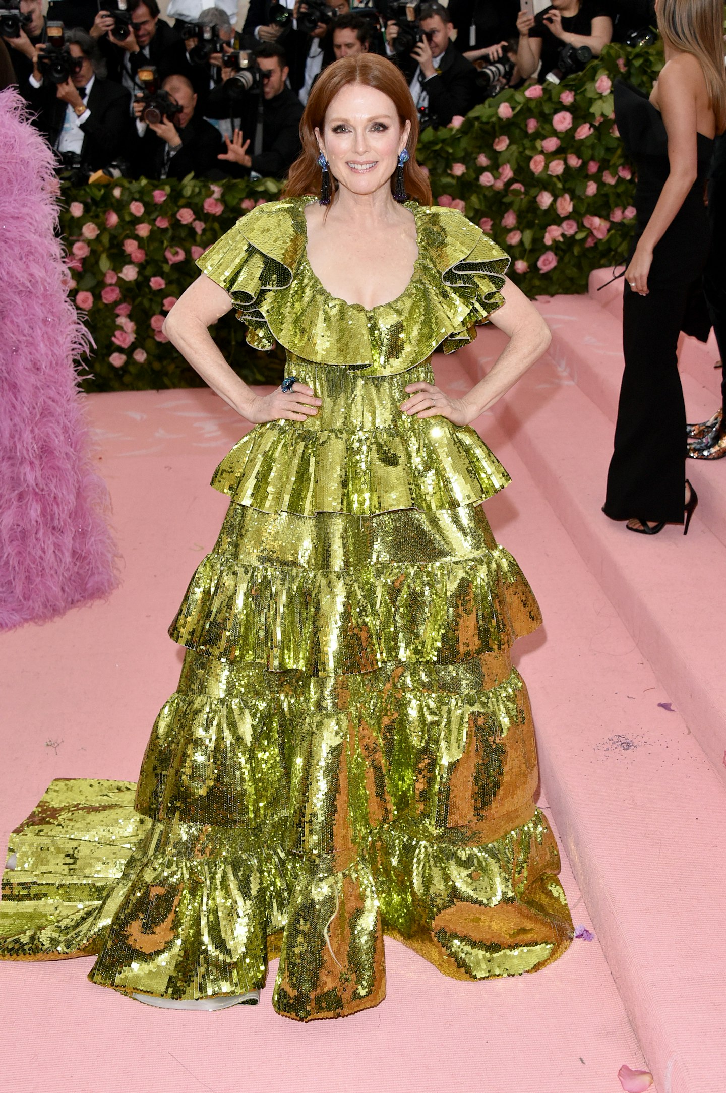 Julianne Moore in a Valentino gown
