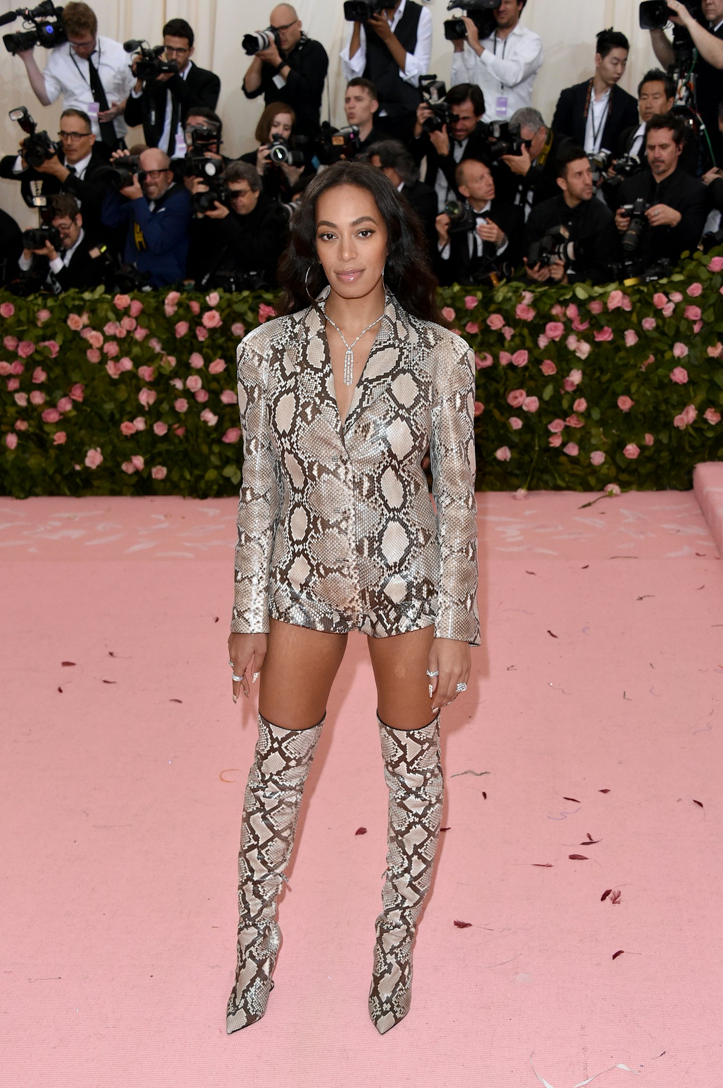 Solange Knowles in Salvatore Ferragamo