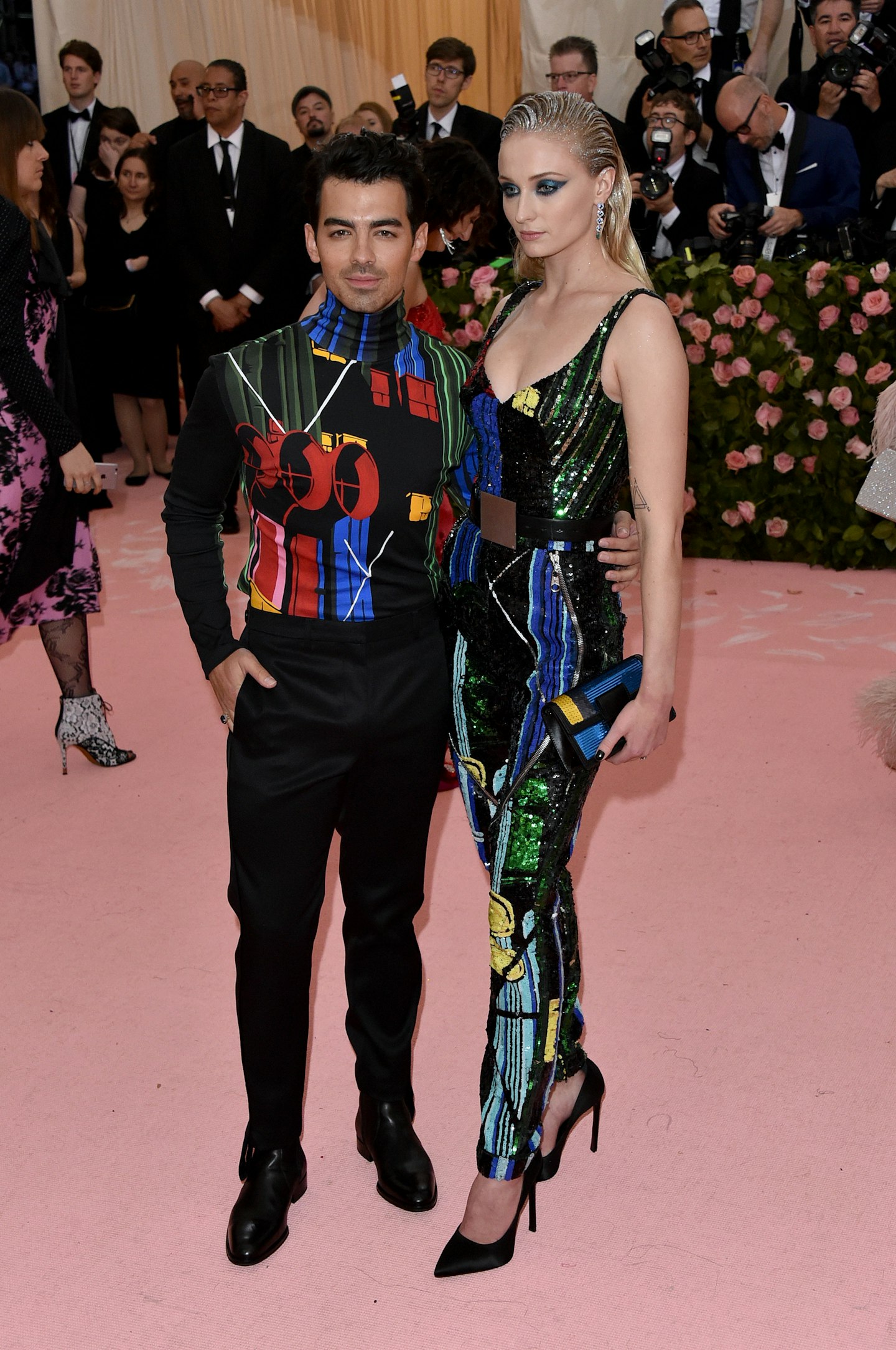 Newlyweds Joe Jonas and Sophie Turner co-ordinated in Louis Vuitton
