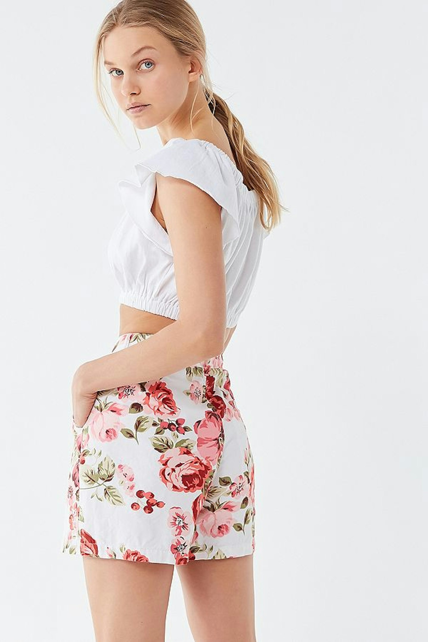Carrie Floral High-Rise Shorts, £48