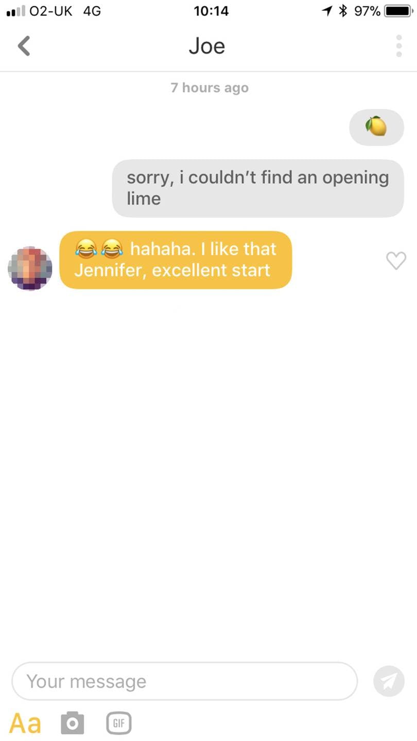 Funny convo starters clearance tinder