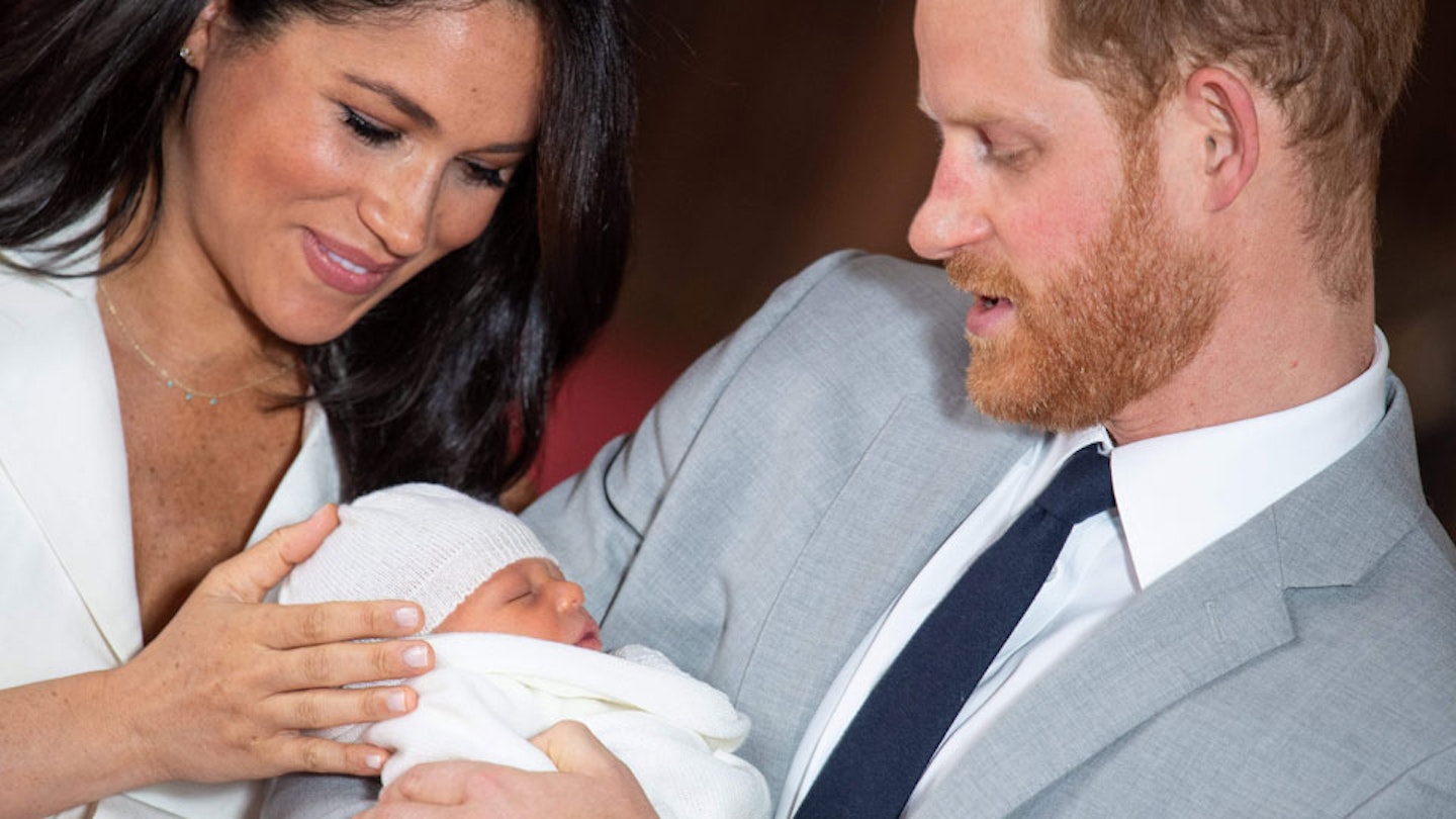 Prince Harry, Meghan Markle and Archie 