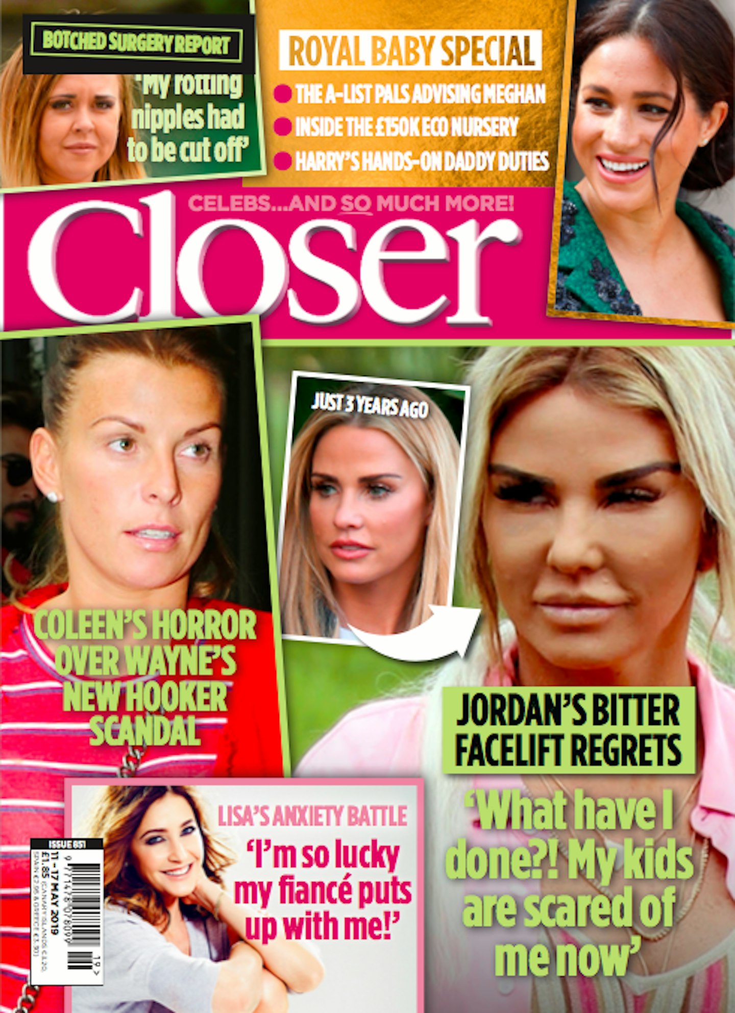 Closer magazine cover