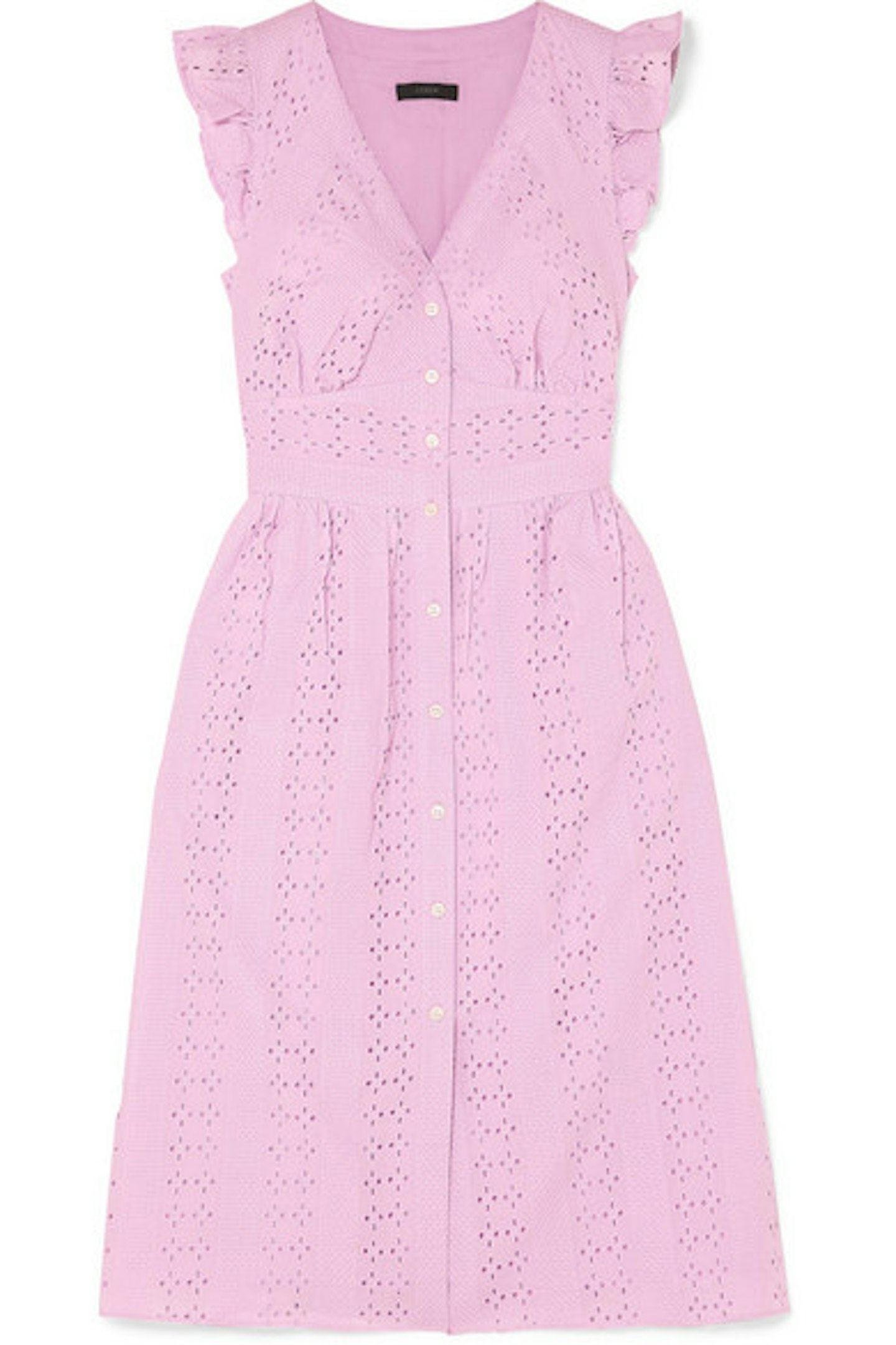 J. Crew, Broderie Anglaise cotton poplin dress, £165