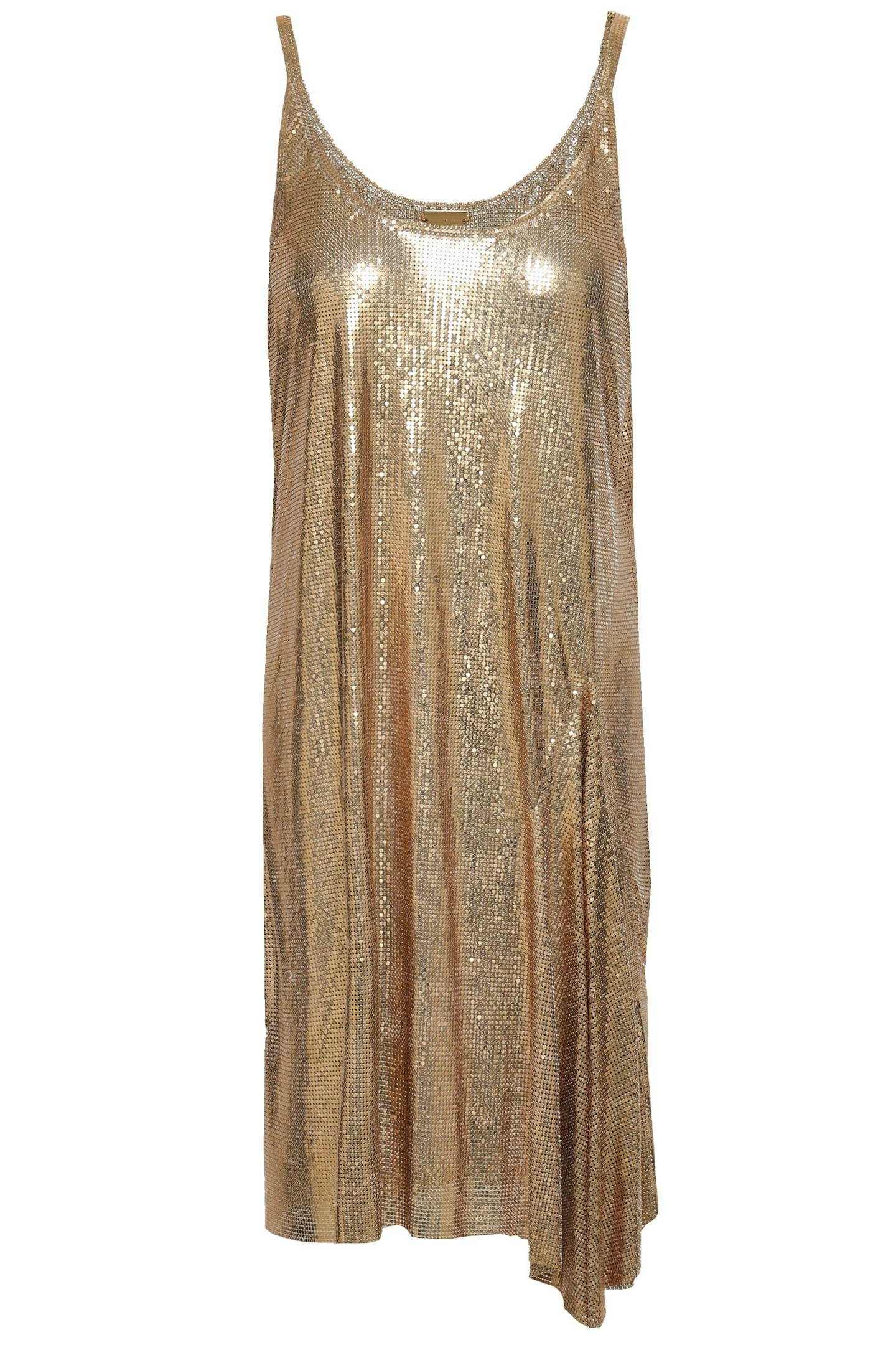 Paco Rabanne, Gold Sequin Dress, £1,995