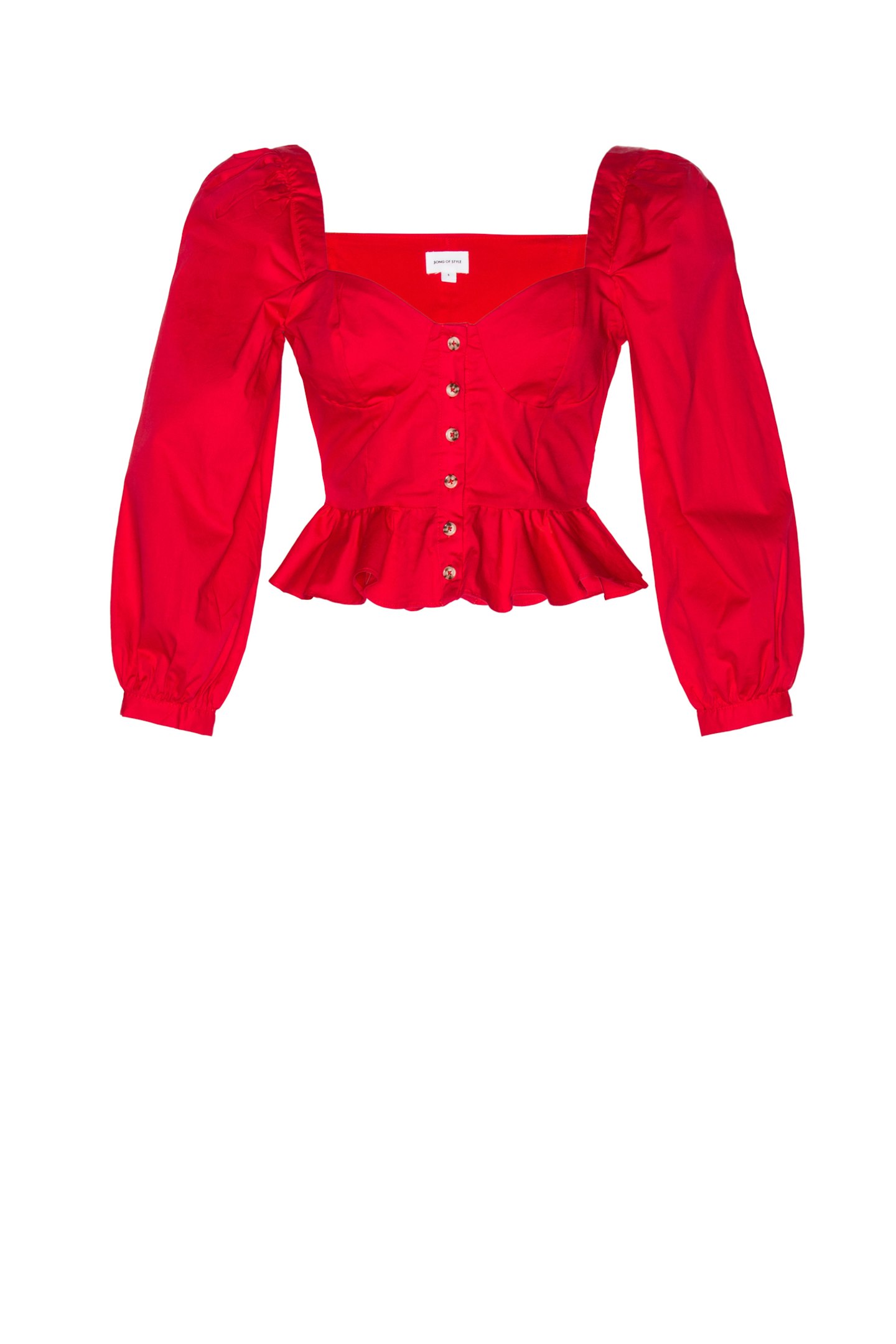 aimee song revolve red blouse