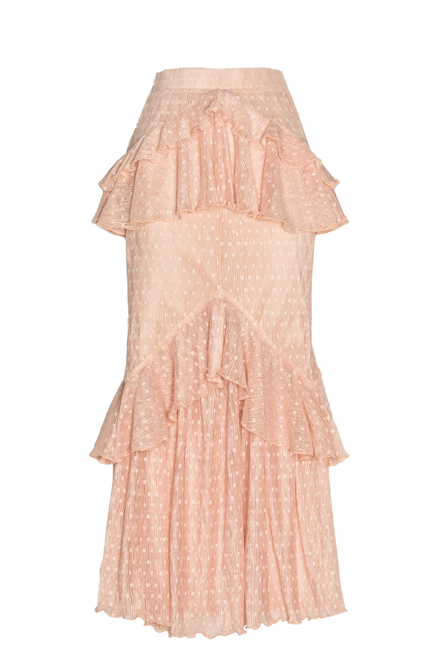 aimee song pink skirt ruffle revolve