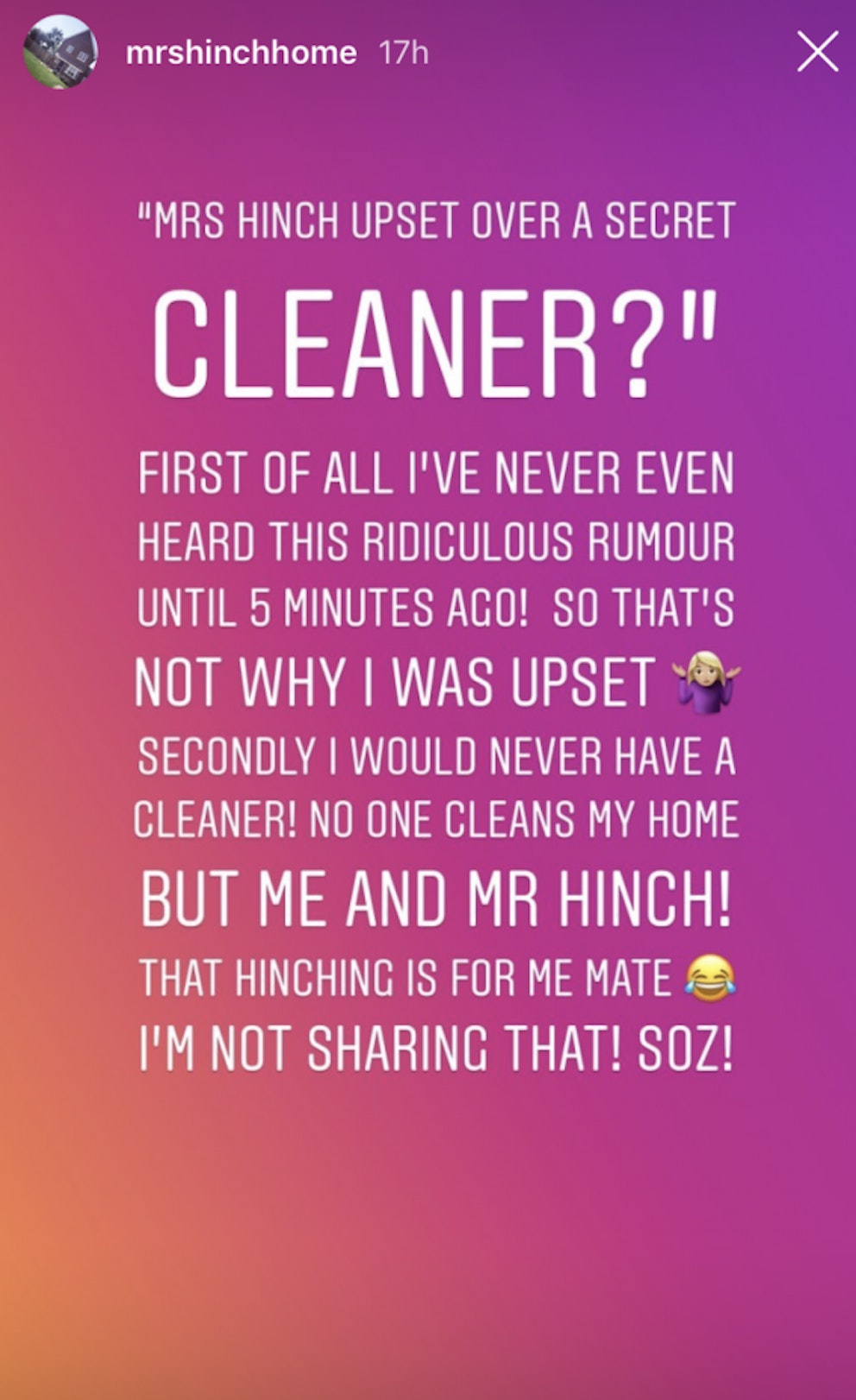 Mrs Hinch Who is Instagram cleaning star Sophie Hinchliffe? Here's