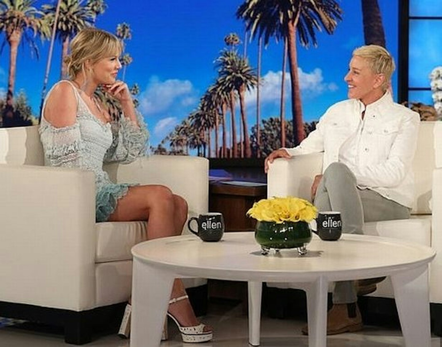 Taylor Swift and Ellen Degeneres
