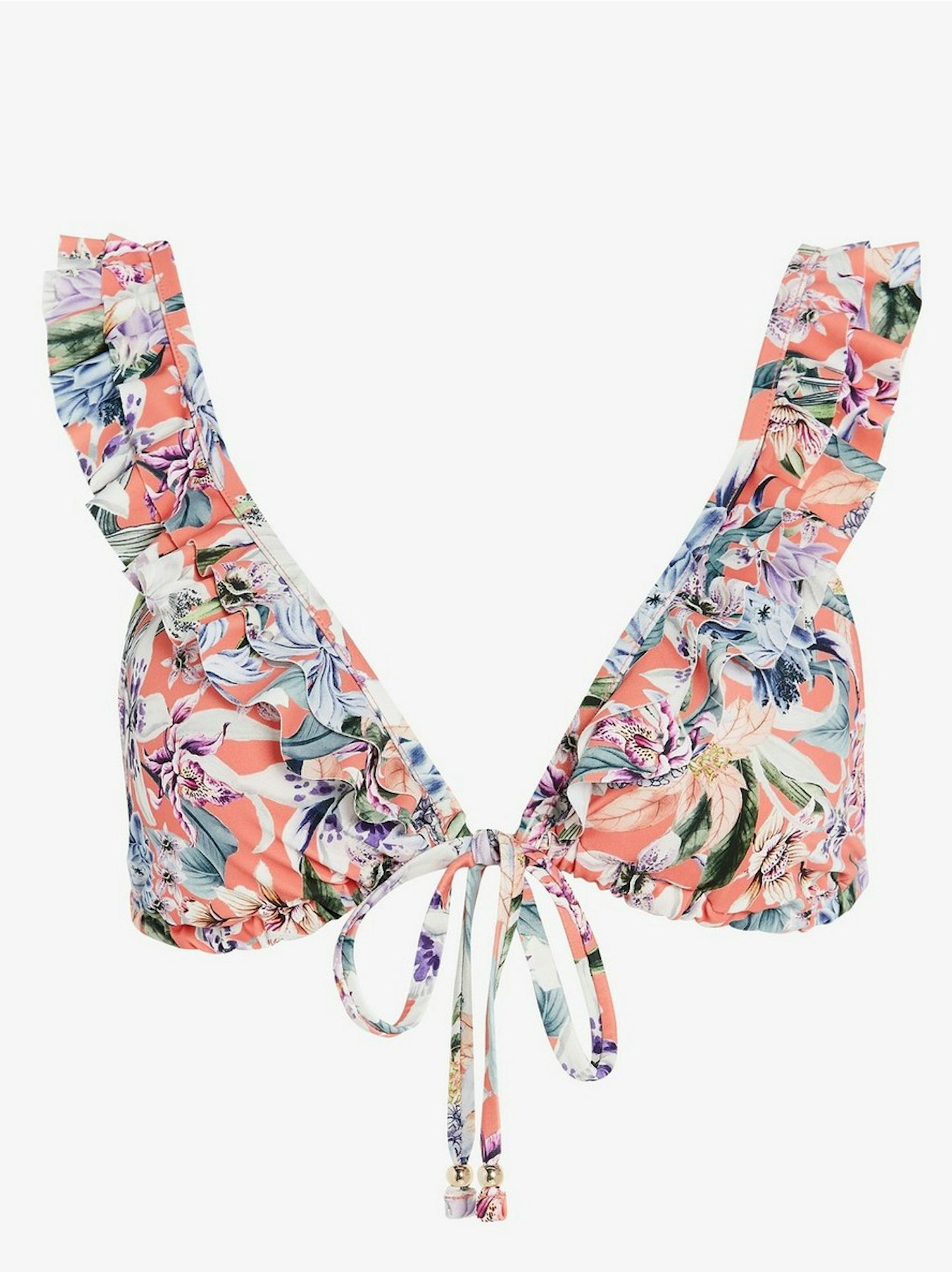 Floral Triangle Bikini Top, £19.99