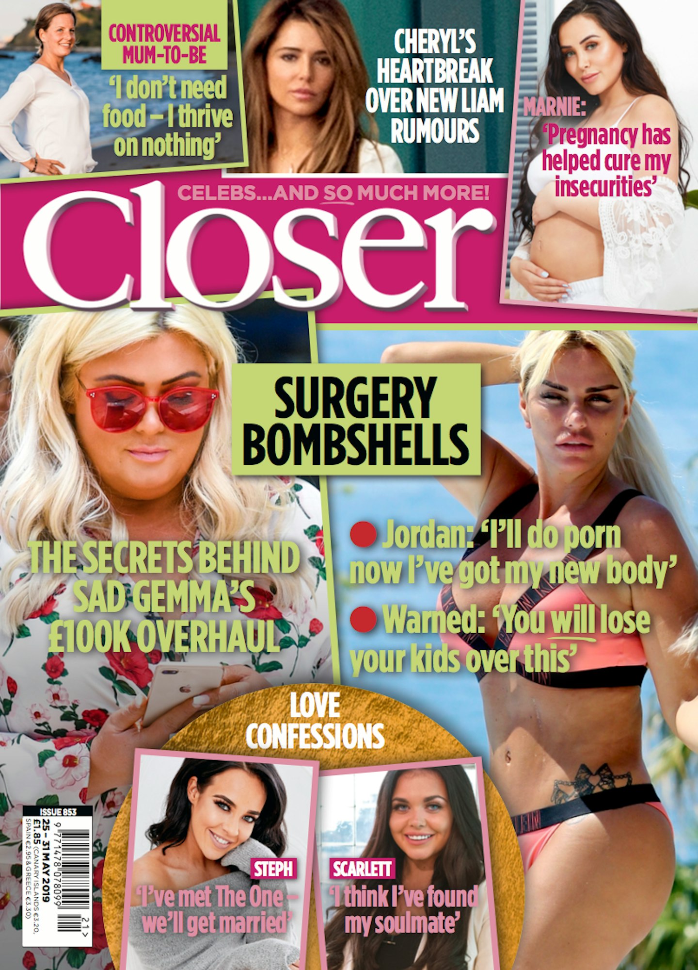 Closer magazine issue 853